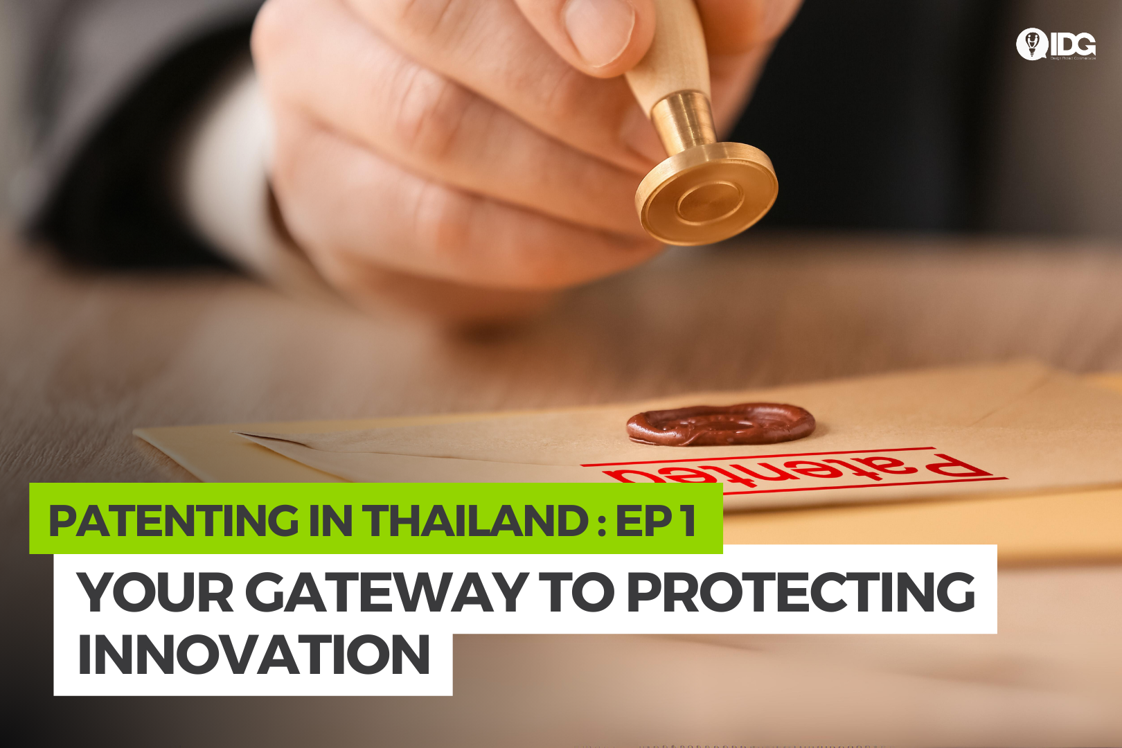 Patenting in Thailand