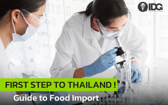 Guide to food Import to Thailand, step by step